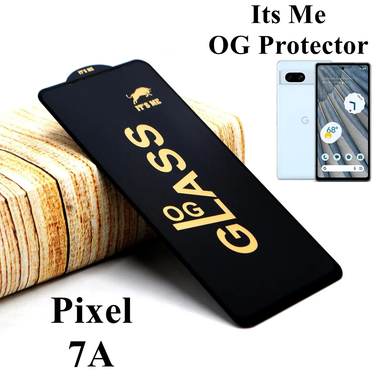 Google Pixel 7A OG Glass Protector HD Plus Super Tuff Screen Glass Premium Protector, OG Protector for Google Pixel 7A