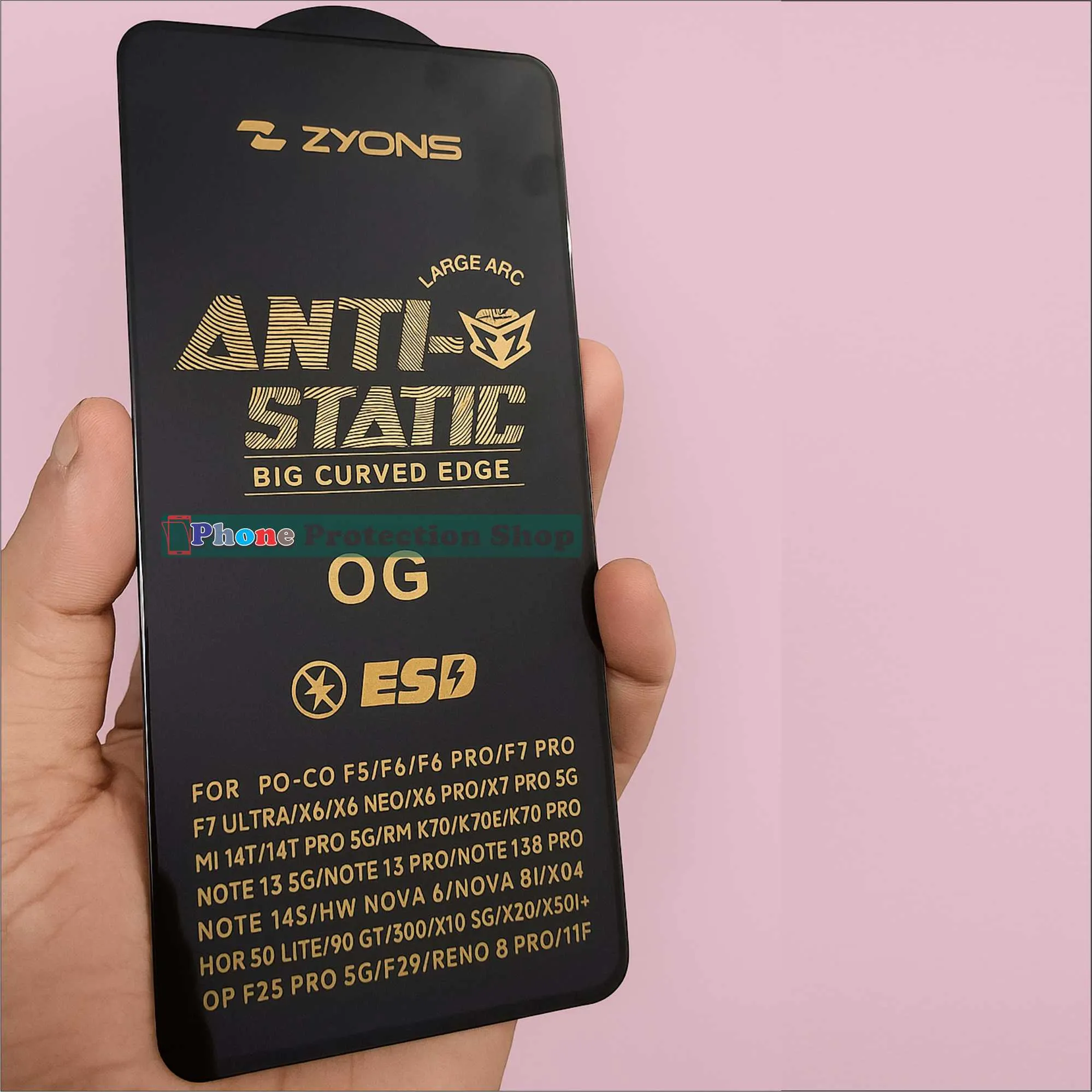 Xiaomi Mi 14T / 14T Pro Curve Gorilla OG ESd HD+ Tempered Glass Protector Full Edge TO Edge Cover Premium Quality