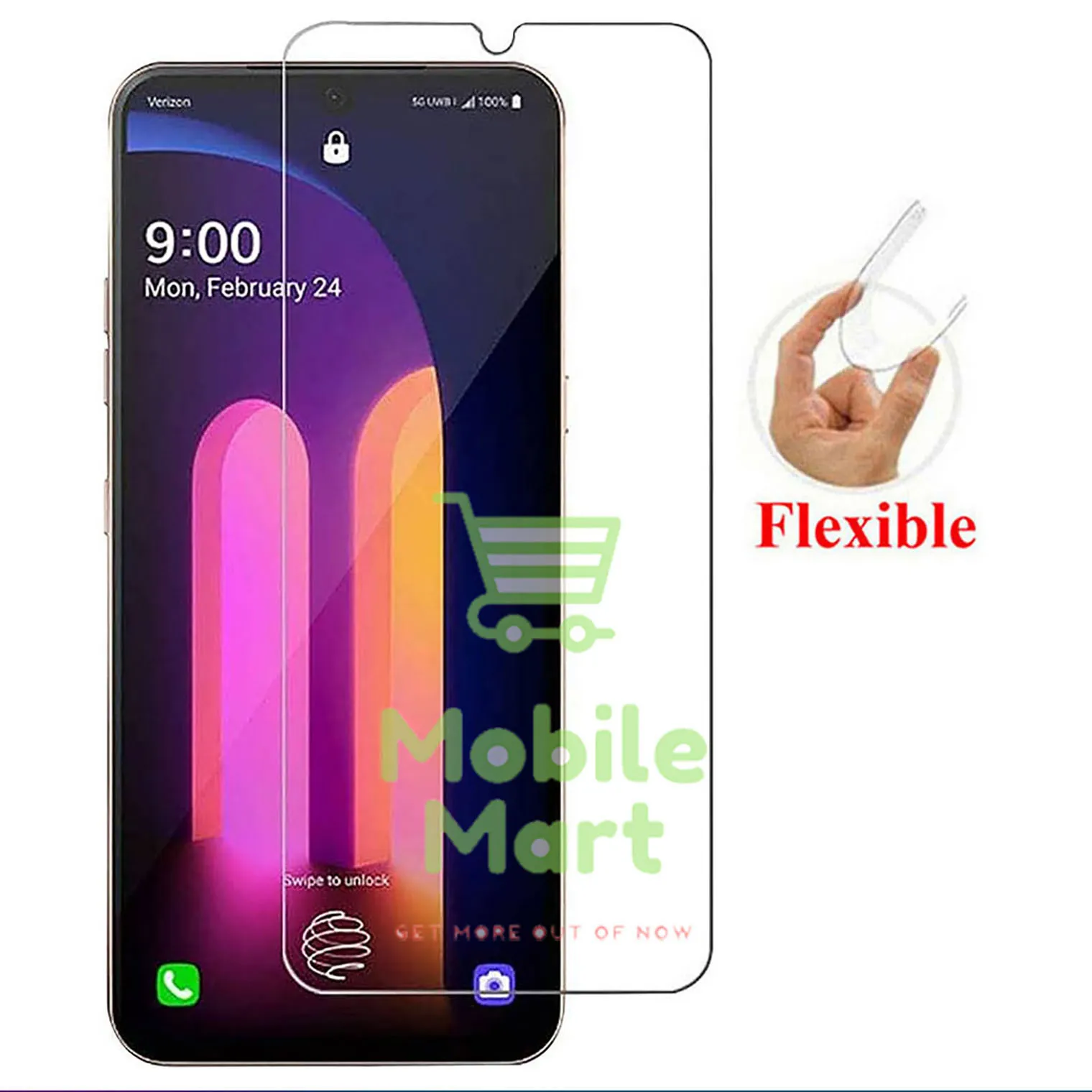 LG V60 Thinq Glass Protector Gorilla Flexible Tempered Glass For LG V60 Thinq