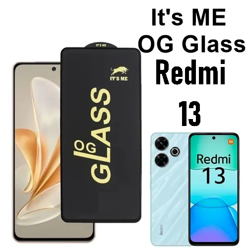 Redmi 13 OG Glass Protector HD Plus Super Tuff Screen Glass Premium Protector for Redmi 13