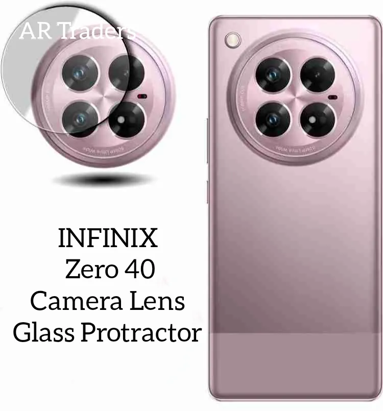 INFINIX ZERO 40 Back Camera lens 3D tempered glass Protector for Iphone Infinix zero 40 Premium Quality full lens cover for infinix zero 40