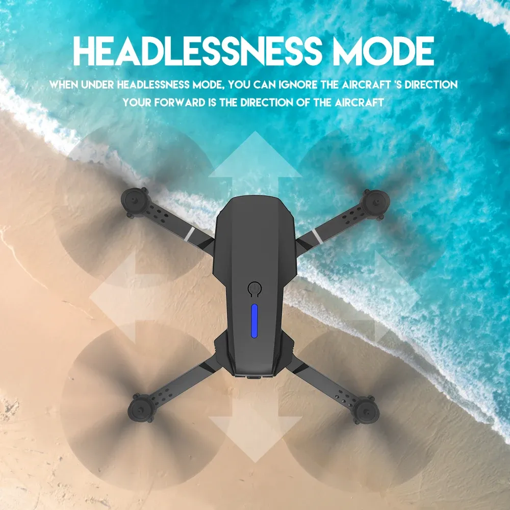New E88PRO/E99PRO Double Camera Drone With Obstacle Avoidance And High-quality Materials Body