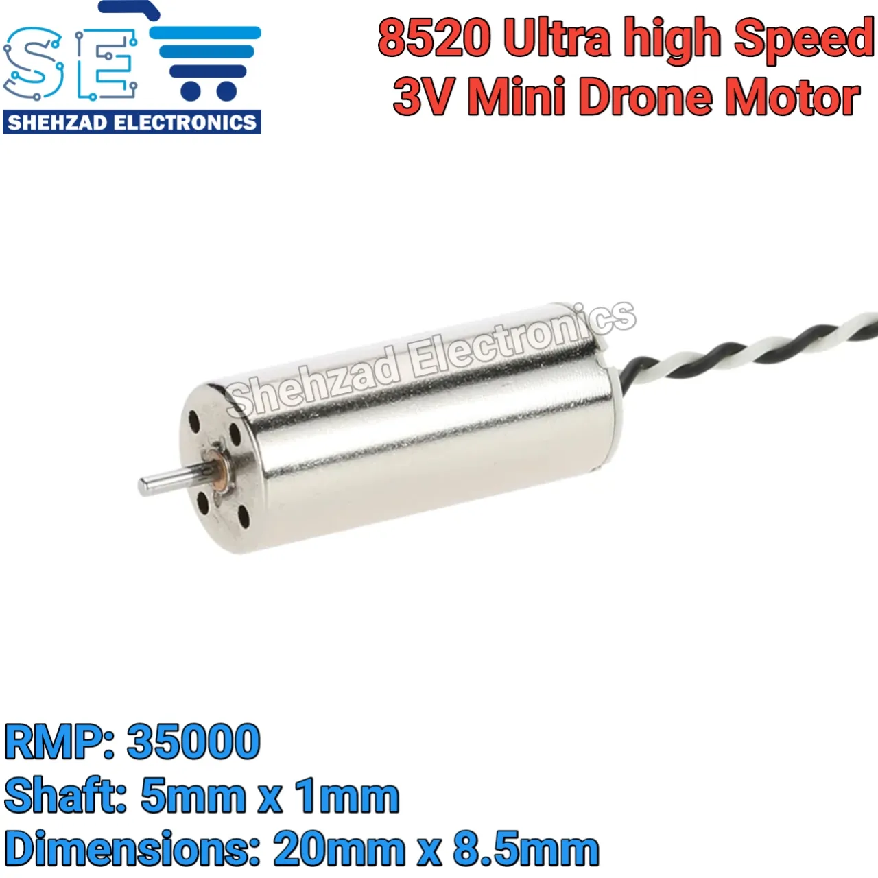 Coreless 8520 716 Drone Motor 8.5x20mm 7x16mm 3~5V 0.15A Quadcopter Cordless Motor Small Motor