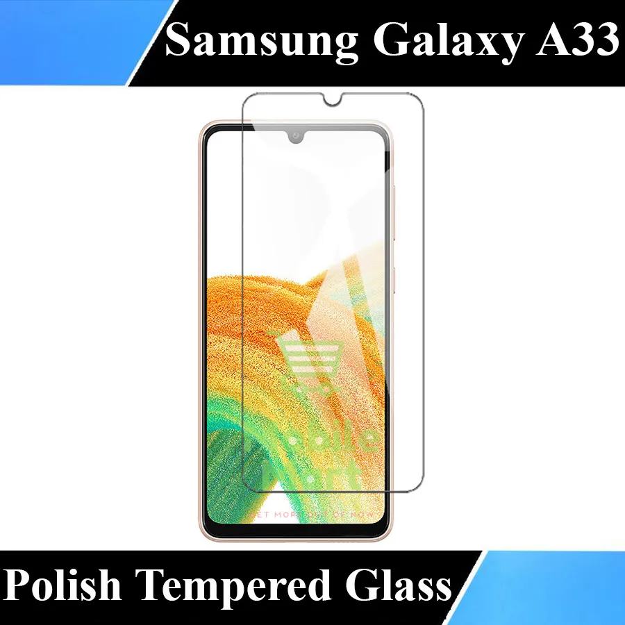 Samsung Galaxy A33 Glass Protector Polish Screen Tempered For Samsung Galaxy A33