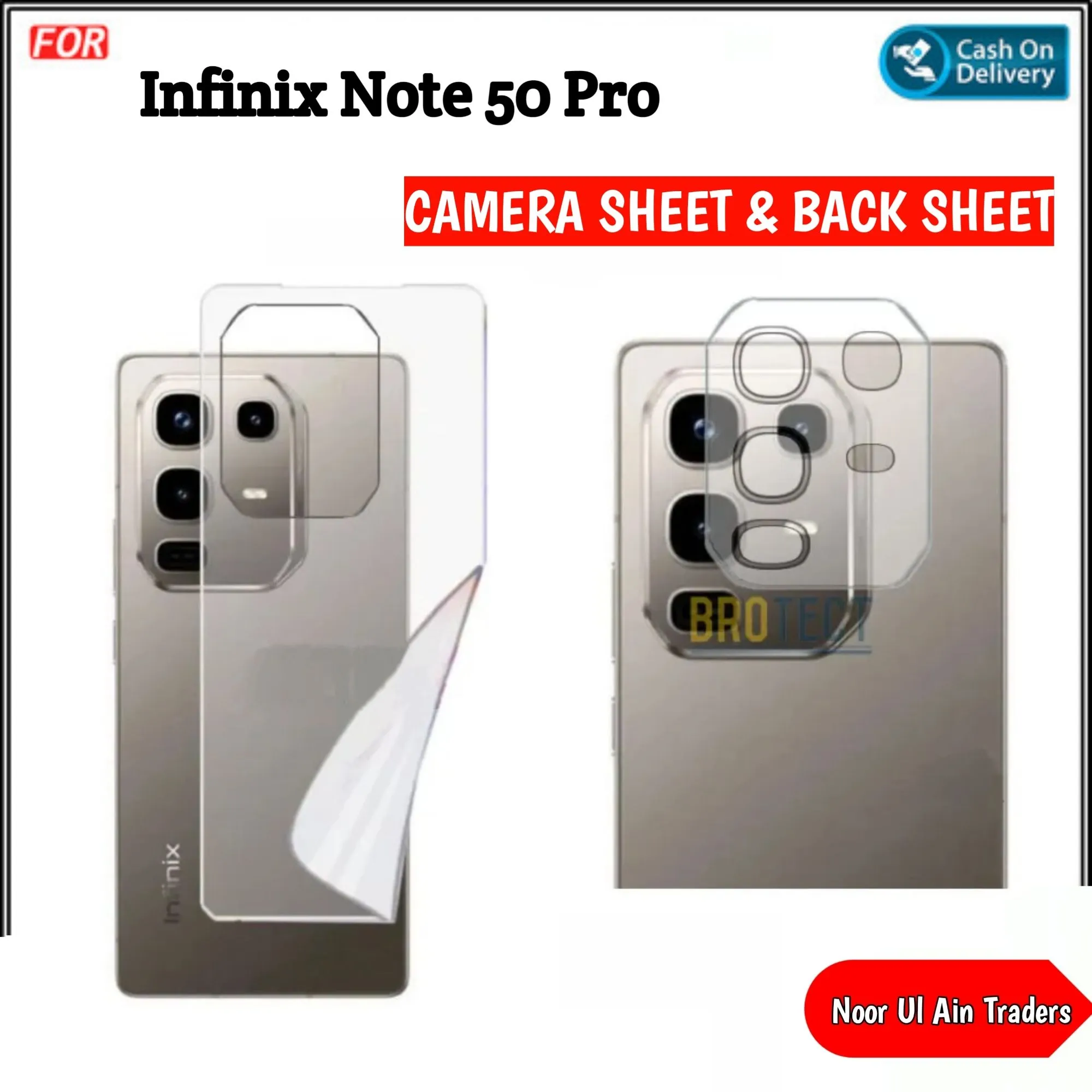 Infinix Note 50 Pro Back Camera Lens Protector 9H Flexible Soft Nano Glass Sheet Plastic For Infinix Note 50 Pro Back Jelly Protector Soft Hydrogel Film For Infinix Note 50 Pro Transparent