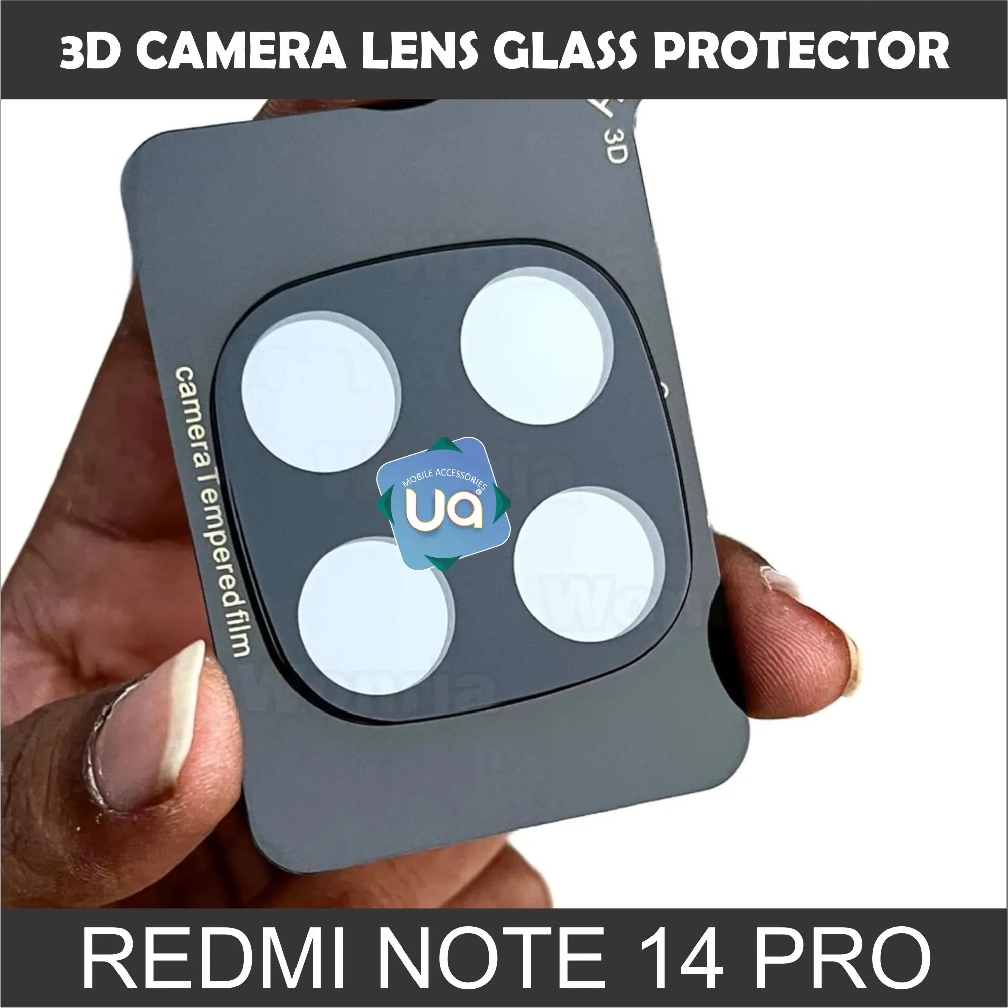 REDMI Note 14 Pro 3d camera lens Tempered Glass protector full lens Cover tempered Glass protector 3d camera lens Tempered Glass protector full lens Cover tempered Glass protector