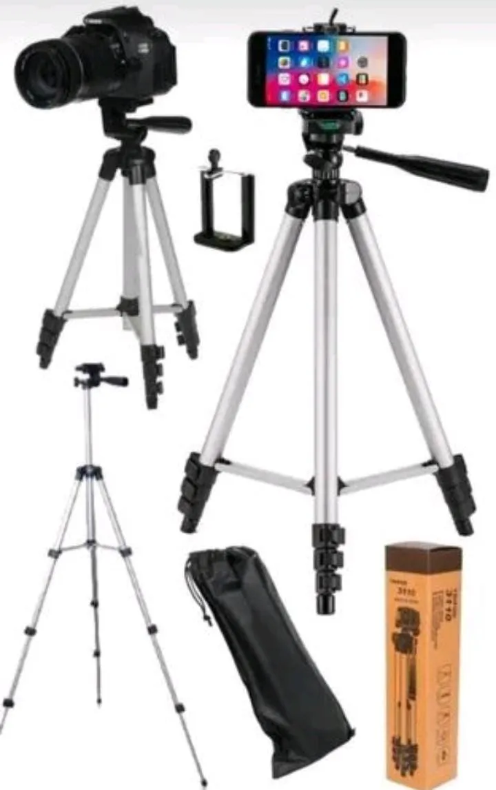 Tripod Stand For Camera And Mobile Clip-on Lapel Lavalier Collar Mic Microphone - 3.5mm For DSLR Other Equipment Youtube 110 - Tripod Stand For Camera And Mobile Clip-on Lapel