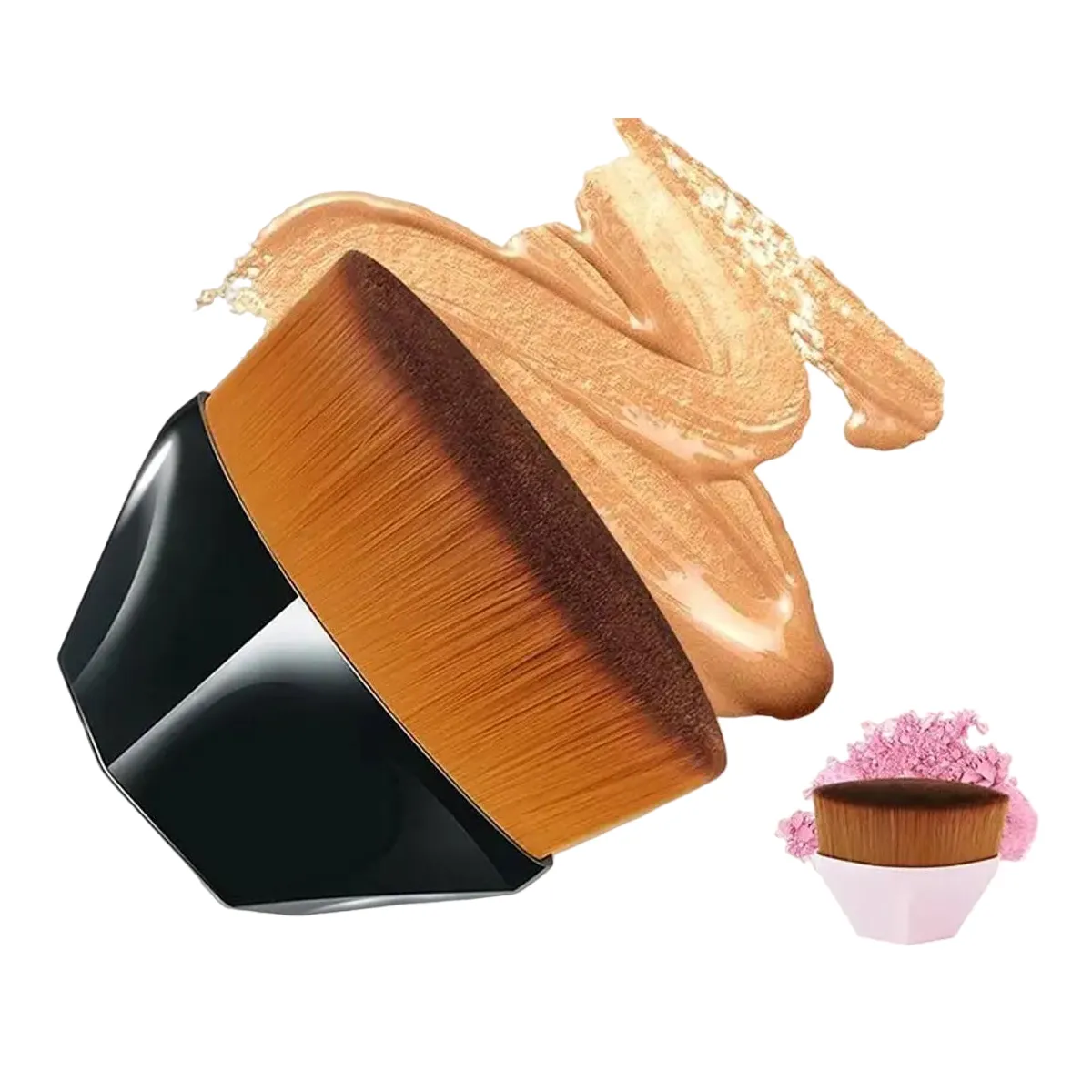 New Magic Makeup Foundation Brush Flawless Foundation Brush for Liquid Make Up Brush Set Cosmetic Soft Synthetic Makeup for Women