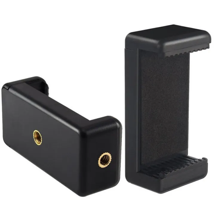 Fancy Universal Screw Hole Mobile Phone Clip Bracket Holder for Smartphone Ring Light Tripod Monopod Mount Stand