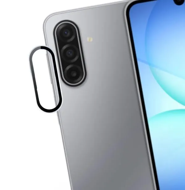 Samsung Galaxy A17 Camera Lens Protector For Samsung Galaxy A17 – Clear Glass with Clean Metal Ring (Scratch & Dust Protection)