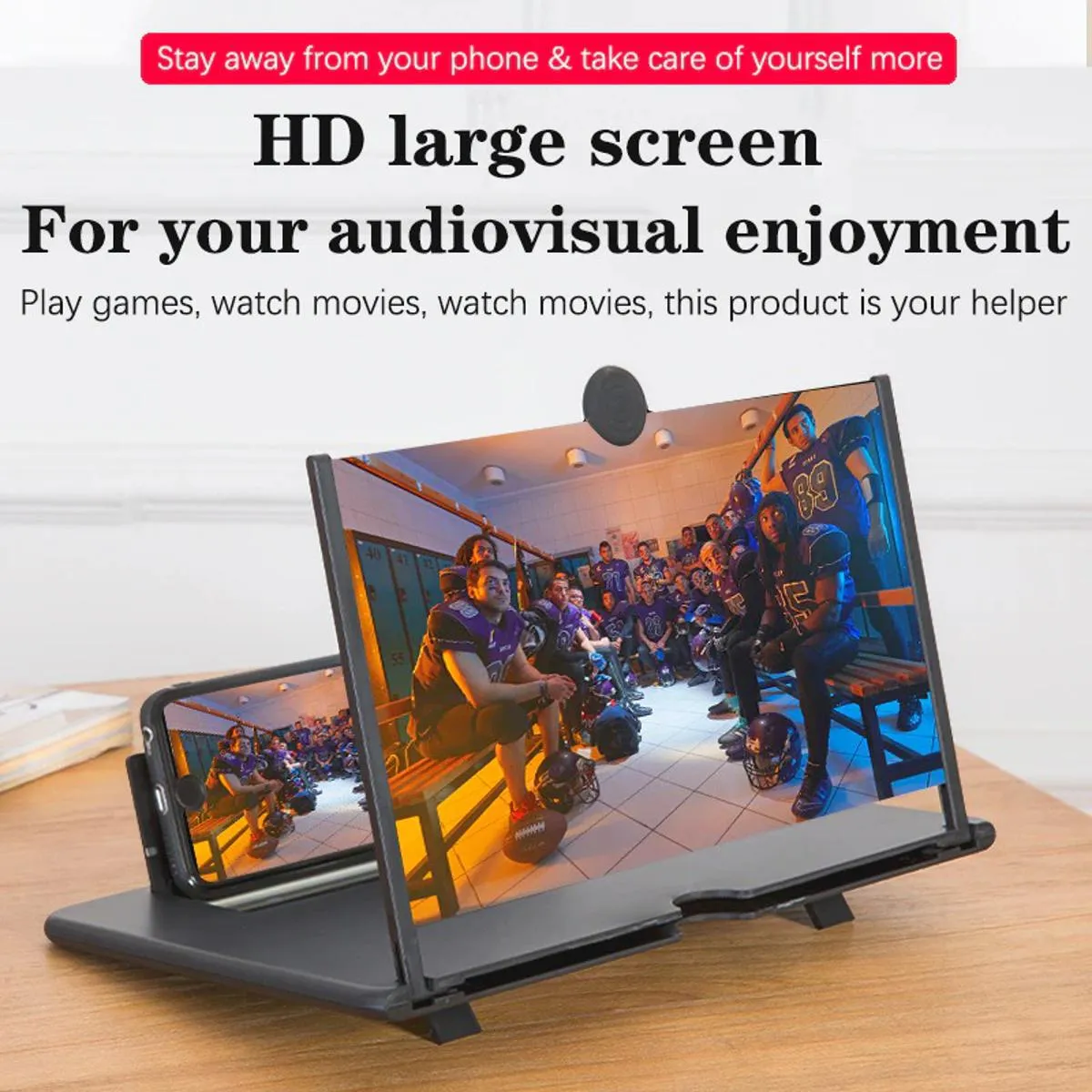 Mobile Phone Screen Magnifier Eyes Protection 3D Mobile Screen Display Pull Out Enlarged Mobile Screen Magnifier 2022 Support for All Smartphones